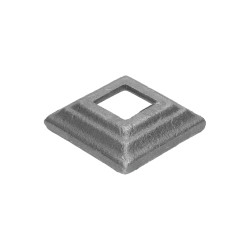 Krytka, 80x80x23mm, diera:31x31mm, odliatok Krytka, 80x80x23mm, diera:31x31mm, odliatok